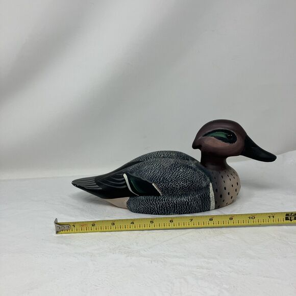 Boyd's Collection CLASSIC Teal Black Brown DRAKE DUCK 1980-1985 Glass Eyes - Picture 2 of 14